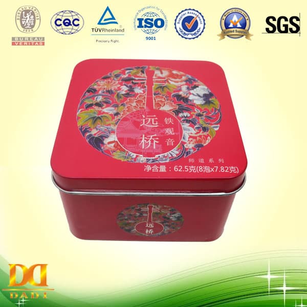 Chinese Green Tea Packing Tin Box